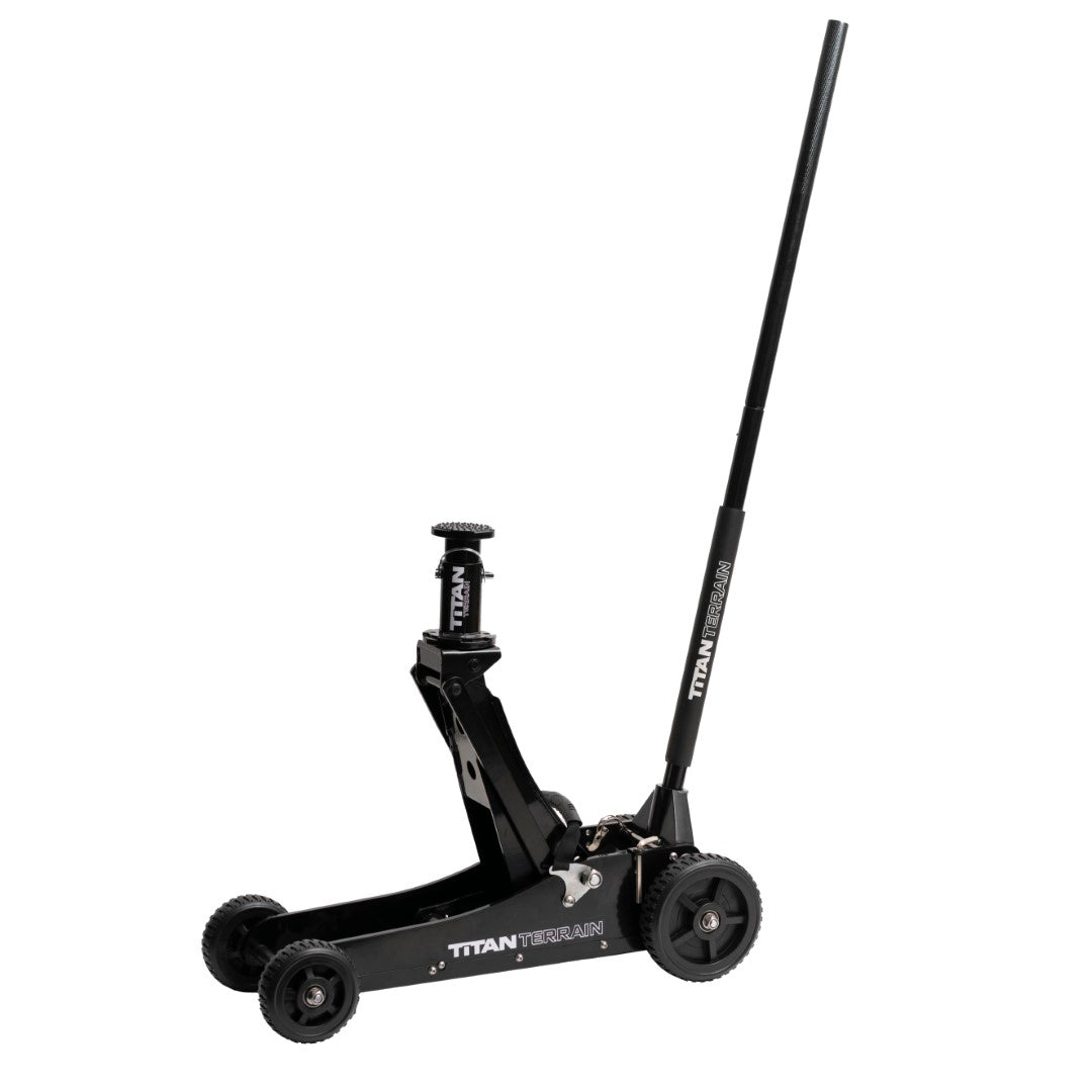 3 TONNE RUGGED FLOOR JACK - HI LIFT HYDRAULIC TROLLEY JACK